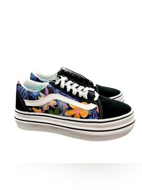 Vans Super ComfyCush O Tropicali  Sneakers in Black Floral size 5 women’s new